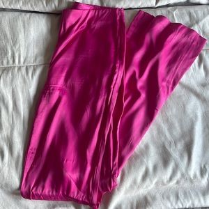 Pink Satin Zara pants